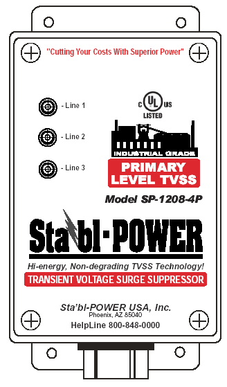Sta'bl-POWER™ Primary Level TVSS, Cat. B